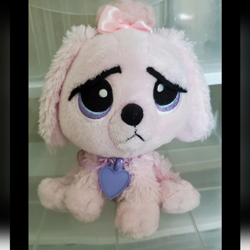 Pink Plush Toy Pink Rescue Pets myepets Early 2000s Stuffed Animal Dog Y2K Rare